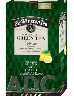 Sir Winston Tea GREEN TEA Lemon zelený čaj 20x1,75 g (35 g)