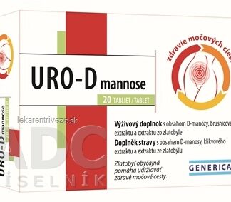 GENERICA URO-D mannose tbl 1x20 ks