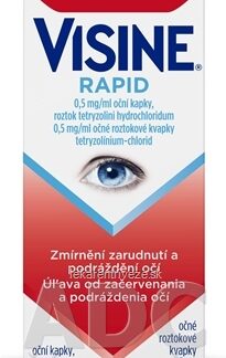 Visine Rapid 0,5 mg/ml int opo (fľ.LDPE) 1x15 ml