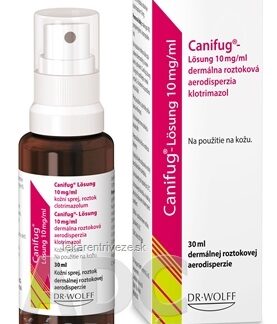 Canifug-Lösung 10 mg/ml aer deo (fľ.skl.hnedá s rozpraš.) 1x30 ml