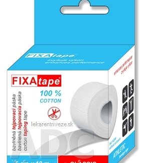 FIXAtape tejpovacia páska CLASSIC ATHLETIC, bavlnená 5cm x 10m, 1x1 ks