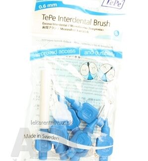 TePe medzizubné kefky 0,6 mm size 3 (modré) 1x8 ks