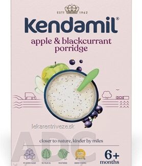 KENDAMIL Mliečna kaša s jablkom a čiernymi ríbezľami (od ukonč. 6. mesiaca) 1x150 g