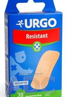 URGO Resistant odolná náplasť, 3 veľkosti, 1x20 ks