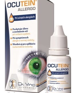 OCUTEIN ALLERGO očné kvapky pri očných alergiách 1x15 ml