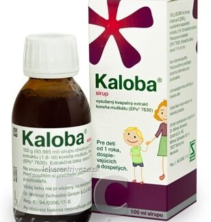 Kaloba sirup sir (fľ.skl.hnedá+odmerka) 1x100 ml