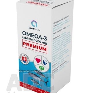 ADAMPharm OMEGA-3 rybí olej 1000 mg PREMIUM cps 1x60 ks