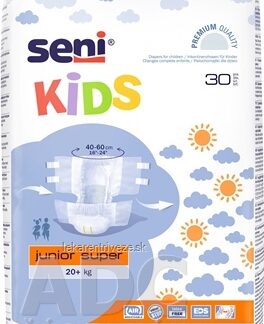 Seni KIDS junior super plienkové nohavičky, 20+ kg, 1x30 ks
